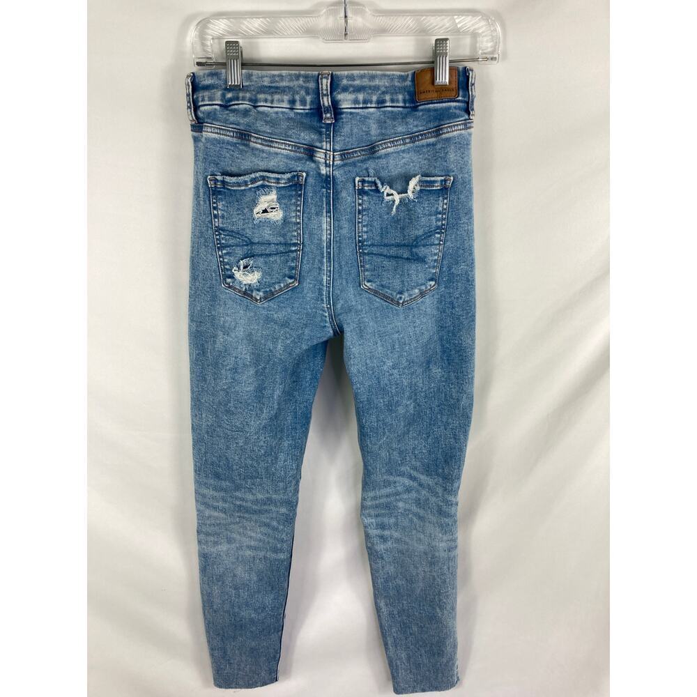 American Eagle Ne(x)t Level Stretch Curvy Hi Rise Jegging Size 8 R - Picture 5 of 5
